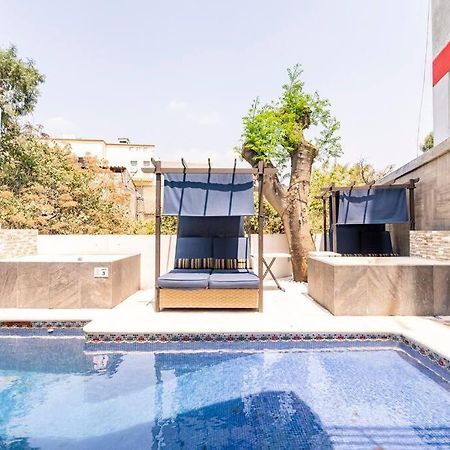 Loft Arte Y Diseno Alberca Climatizada, Amenidades Y Lujo, Terraza Privada Con Asador De Carbon, Cuernavaca Somos Los Unicos Que Te Ofrecemos Para Tu Uso Personal Y Exclusivo 2 Jacuzzis Con Agua Caliente Y Sistema De Hidromasaje Tipo Spa מראה חיצוני תמונה