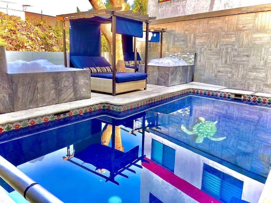 דירות Loft Arte Y Diseno, Terraza, Asador, 3 Pantallas "Cuernavaca Somos El Unico Airbn Que Te Ofrece 2 Exclusivos Jacuzzis Profesionales Con Agua Caliente Y Sistema De Hidromasaje, Tipo Spa" Fraccionamiento Vigilancia 24 Horas מראה חיצוני תמונה